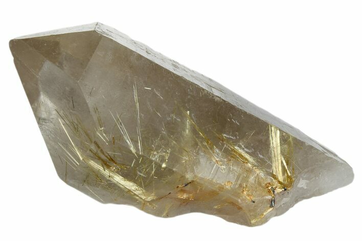 Rutilated Smoky Quartz Crystal - Brazil #172996